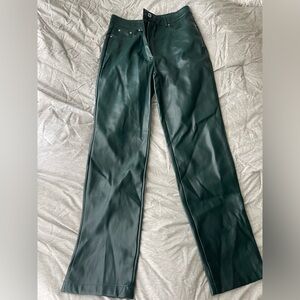 7 For All Mankind Leather Pants